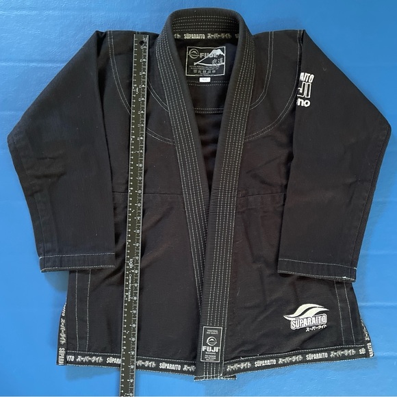 Kids Fuji Suparaito BJJ Gi – Lightweight Youth Jiu Jitsu Uniform - Picture 3 of 9